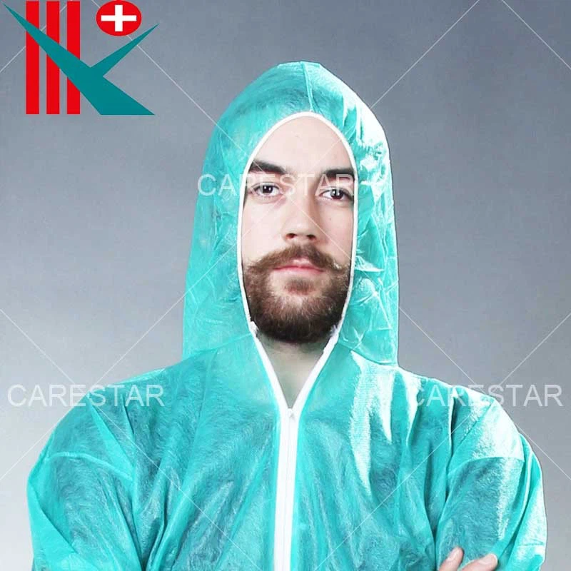 Green PP Coverall (3) Green PP Coverall (3)